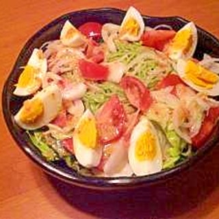 野菜たっぷり！ラーメンサラダ